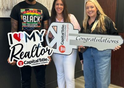 Realtor Elizabeth Closing Photo with Clients