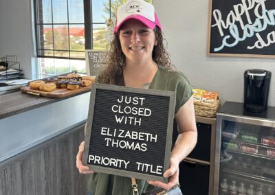 Realtor Elizabeth Closing Photo with Clients