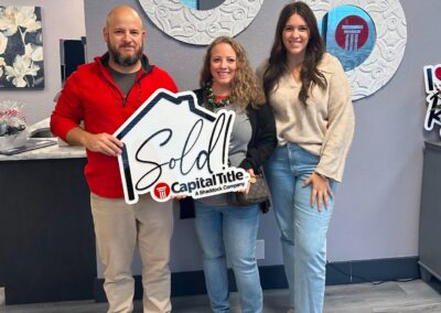 Realtor Elizabeth Closing Photo with Clients
